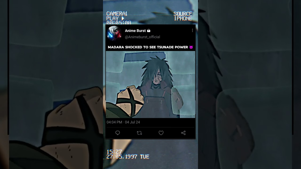 Madara Shocked To See Tsunade Power😈 || 