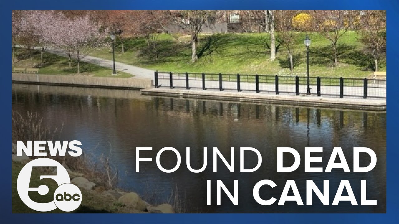 Man found shot dead in Akron canal, police investigating - YouTube