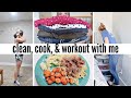 CLEAN WITH ME, WORKOUT WITH ME, COOK DINNER WITH ME | GET IT ALL DONE WITH FRUGAL FIT MOM