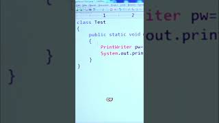 Java PrintWriter Tutorial: Compile Error Fix & IO Package #shorts
