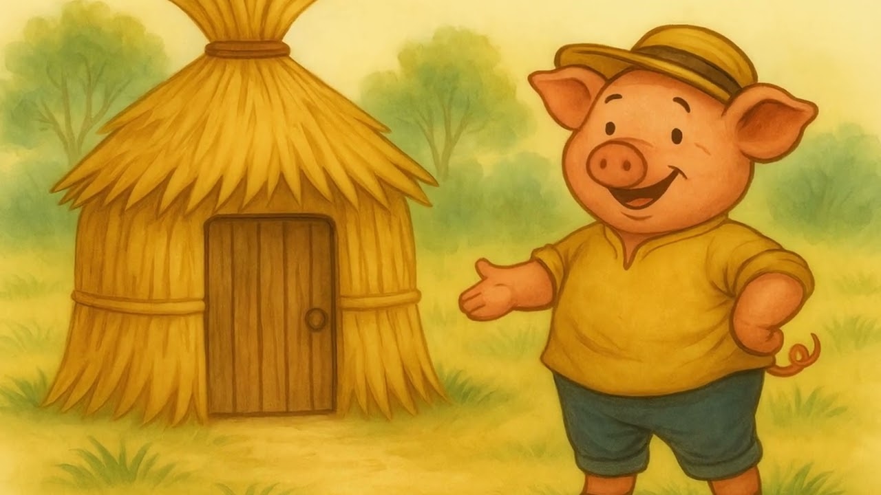 ✨ Les Trois Petits Cochons – Partie 1 | L’aventure de Primo et la maison de paille