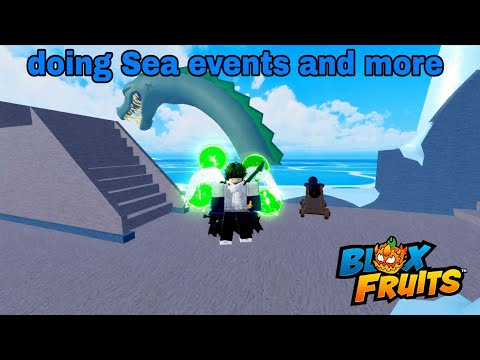 Blox Fruits doing sea event and more  levi