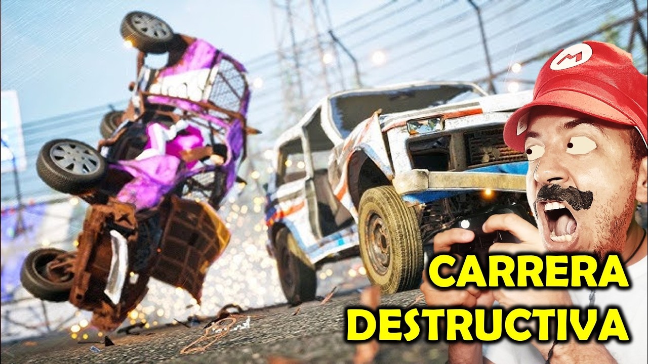 CARRERAS DE CARROS CON DESTRUCION REALISTA - TRAIL OUT - DEMO STEAM