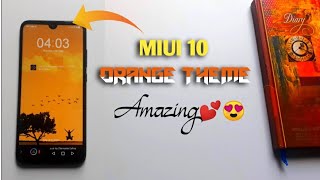 Orange Amazing Theme Any Xiaomi Phone screenshot 5