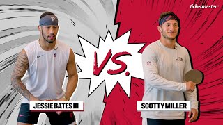 Celebrity Jessie Bates III vs Scotty Miller | NFL players play ping-pong | Atlanta Falcons Wealth