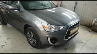 Mitsubishi ASX - Ремонт бампера восстановление ЛКП капота и полная полировка кузова автомобиля #ASX