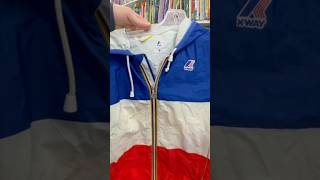 We found a k-way zip down for just $8.50 at the thrift store!