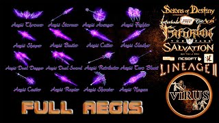 Full Set of Aegis Weapons. LINEAGE II. Any Chronicles ◄√i®uS►