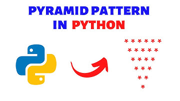 Print stars in down pyramid shape | Down Triangle | Python Patterns | Pyramid pattern |
