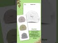 Floral HOPE embroidery Snapback Cap | Trucker hat, minimalist flower design