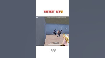 Fastest 1v3 in FPP mode🤯#bgmishorts #gameplay #pubgmobile #viralvideo #ytshorts #1v3 #1v3clutch