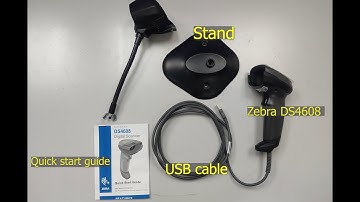 Unboxing Zebra DS4608HD digital scanner