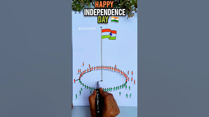 Kese Banaya 😮. Best Kids Competition Winning🏆#independenceday #drawing #trending #shorts #shortsfeed