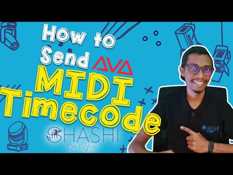 How to send MIDI Timecode through a Network to your Avolites console
