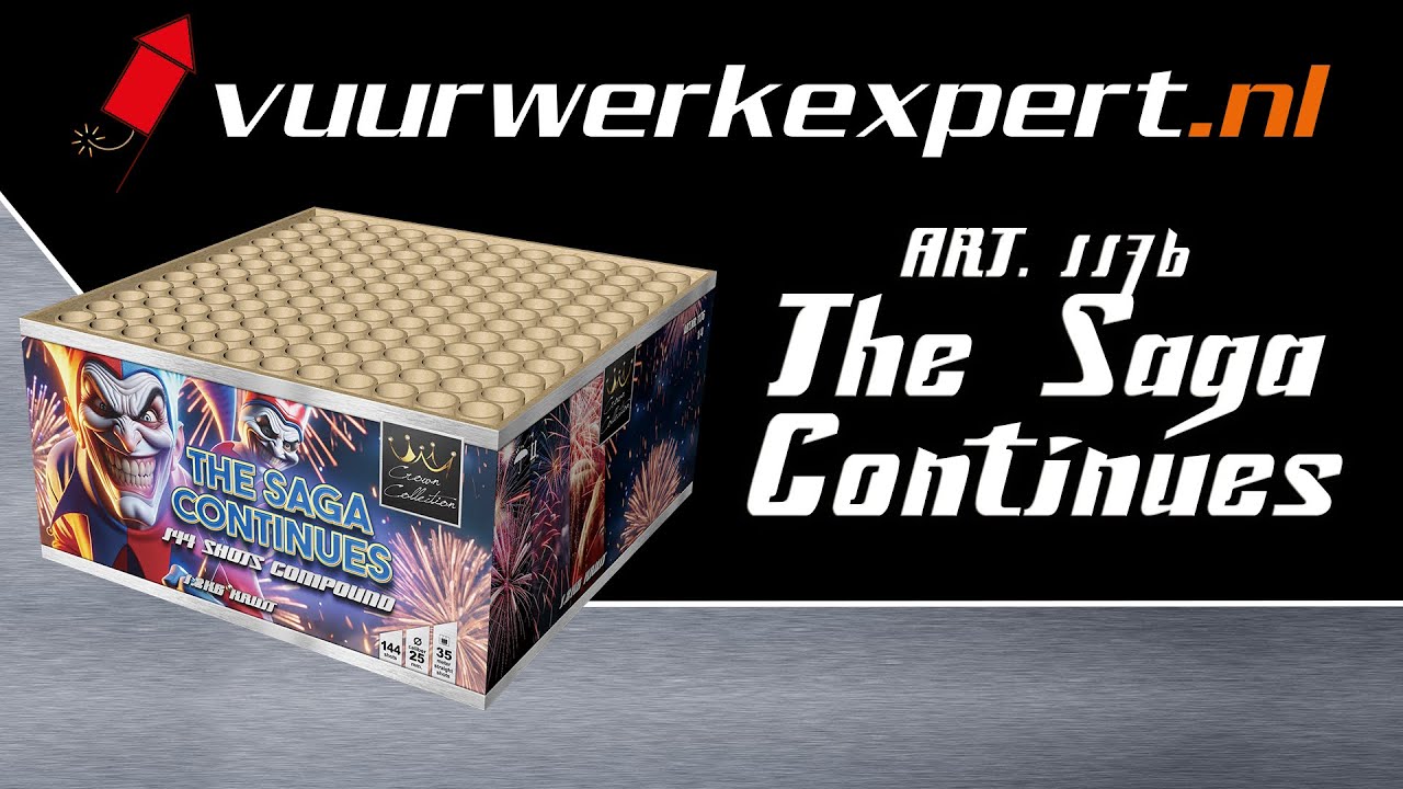 Art. 1176 The Saga Continues Crown Collection Vuurwerkexpert