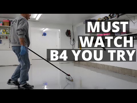 Video: How to make a floor in the garage: coating options and tips