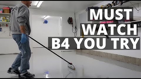 How To Epoxy Coat Your Garage Floor | Must Watch For Diy