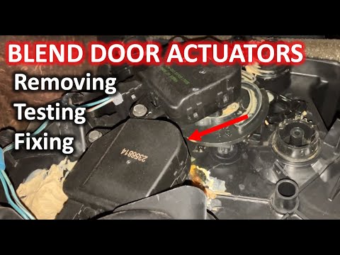 How to Troubleshoot and Repair Blend Door on 2007 Chrysler Town and