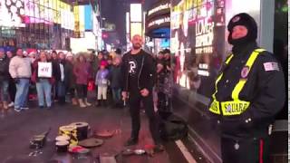 Dario Rossi live in New York City @Times Square