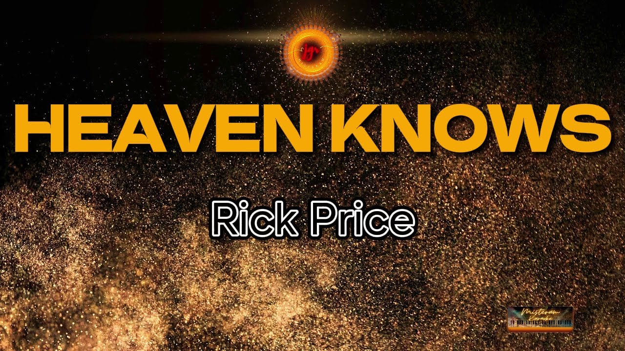 Rick Price Heaven Knows (KARAOKE VERSION) YouTube