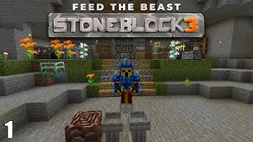 StoneBlock 3 Episode 1 - Getting Started