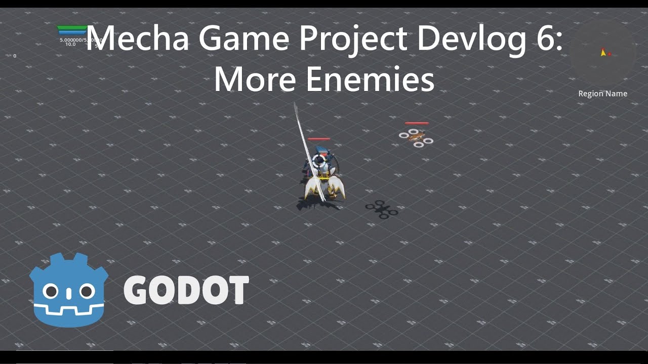 Mecha Game Project using Godot 4 Devlog 6 - More Enemies - YouTube