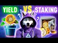 Is Yield Farming DIFFERENT from Staking? Explained in 3 mins