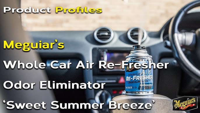 How to use the Meguiar's Whole Car Air Re-Fresher Odor Eliminator