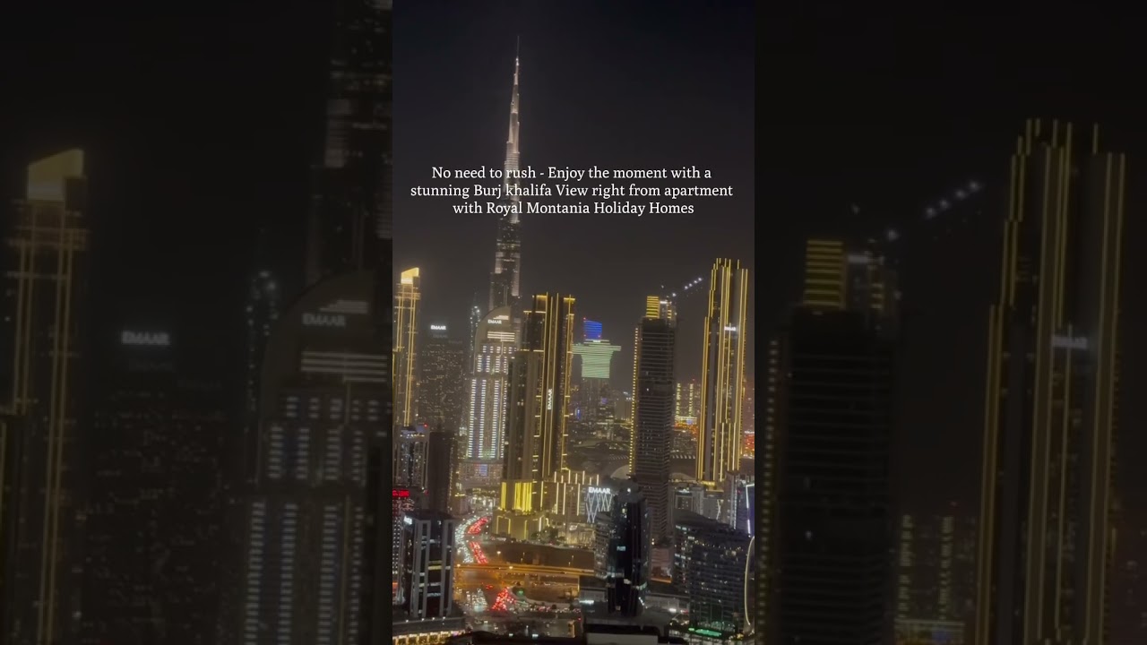 Stay in the Highest floor | Dubai | Royal Montania Holiday Homes | 