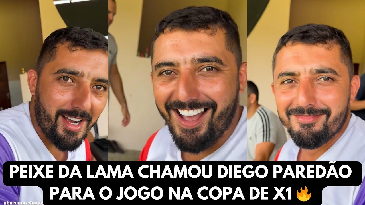 PEIXE DA LAMA CHAMOU DIEGO PAREDÃO PARA O JOGO NA COPA DE X1 🔥