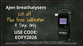 EOFY 2026 - 20% Off Personal Breathalyser