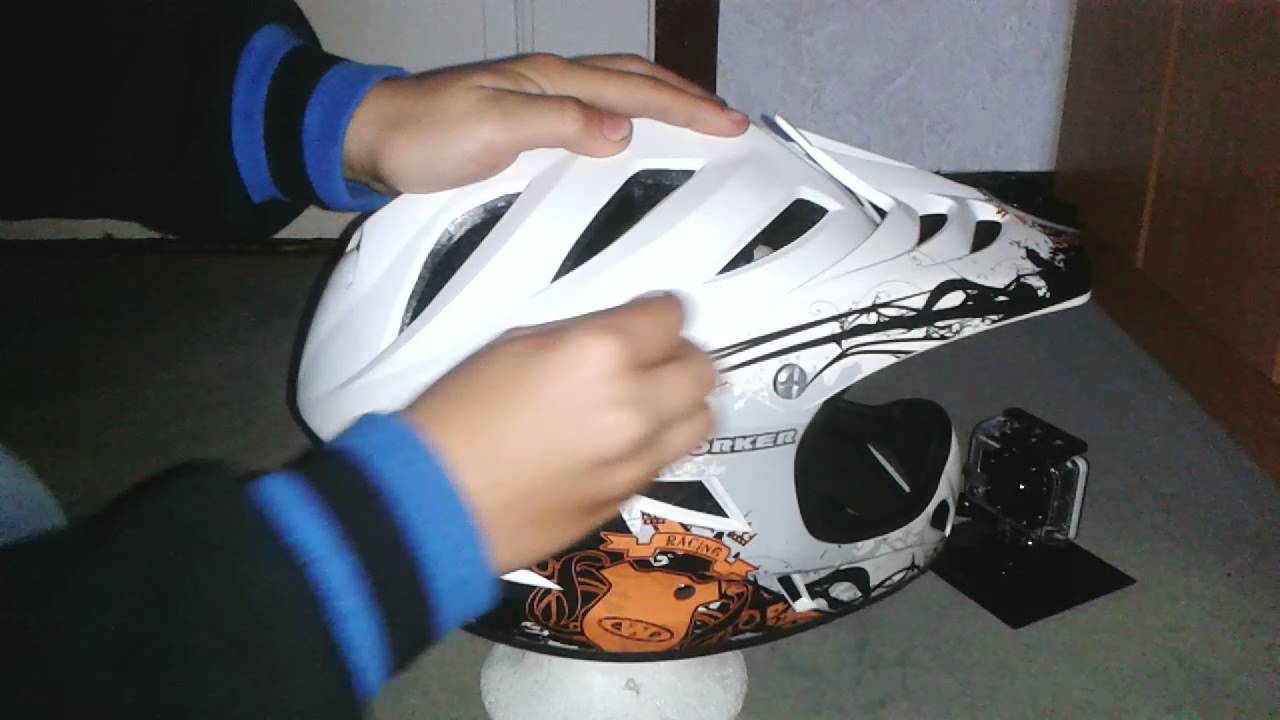 GoPro Halterung am Helm befestigen (Teil 1) YouTube