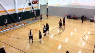 '15 ETLADYRAIN PG Alexis Bowers seals the game w/forced jump ball & 2 FTs