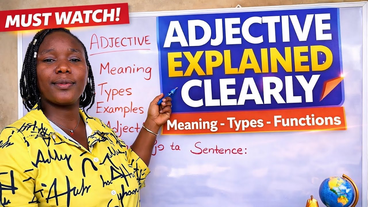 2| Adjective Explained Clearly | Meaning, Types & Functions | English ...