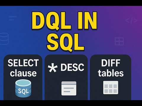SQL Basics Explained: SELECT, Asterisk, DESC, and Table Queries.