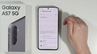 Samsung Galaxy A57: How to Check WiFi & Mobile Data Usage screenshot 3