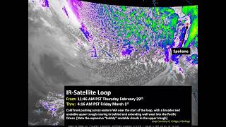Satellite Loop February 29th through March 1st, 2024
