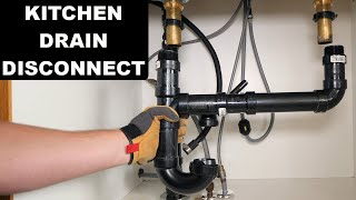 How to Disconnect a Kitchen Sink Drain