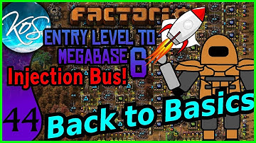 Factorio - Entry Level to Megabase 6: Injection Bus 44 - EXPANDING OUR FIRST SMELETERS