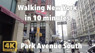 【4K】Walking New York #165 | Park Avenue South | From 23rd St to 14th St | Midtown Manhattan