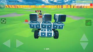 #5 Android Gameplay Block Tech : Epic Sandbox Car Craft Simulator Test screenshot 3