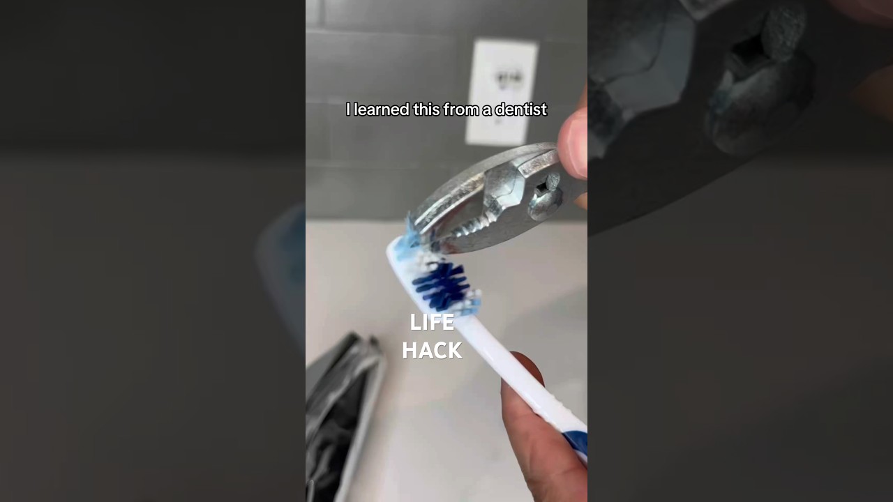 Creative way to reuse your old toothbrush 