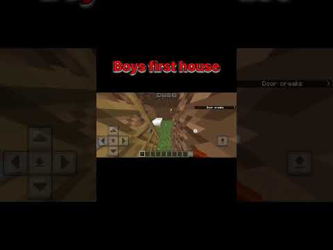 Girls first house vs boys first house #minecraft