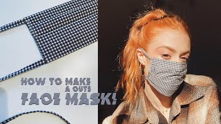 HOW TO MAKE A CUTE FACE MASK | MsRosieBea
