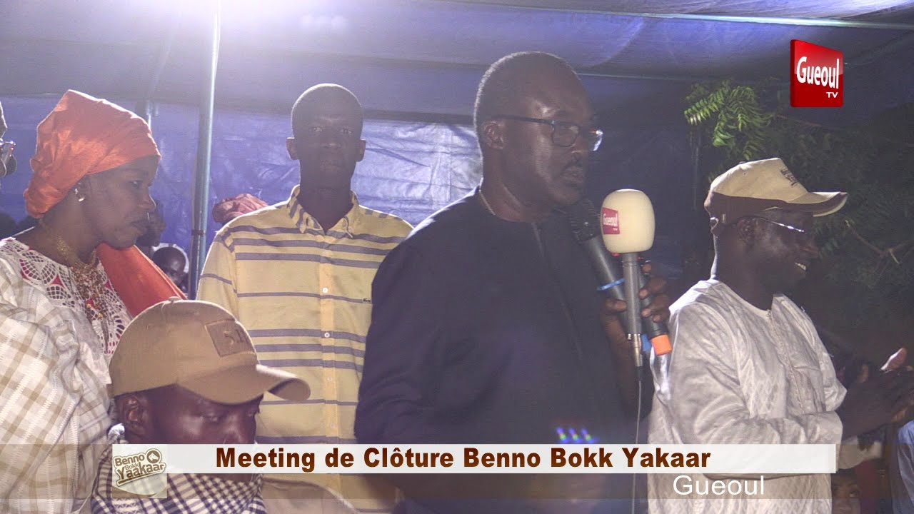 #GUEOUL : Meeting de Clôture Benno Bokk Yakaar, M.Khalifa Dia, M.Abdou Rakhmane Diop