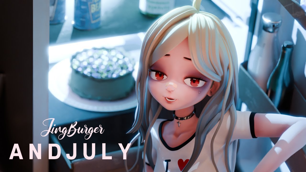 And July 징버거 3D Artwork