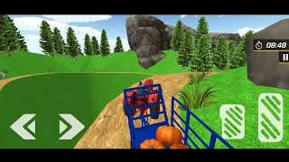 Cargo Tractor trolley. Simulator 3D Game Level 1 Gameplay Android screenshot 4