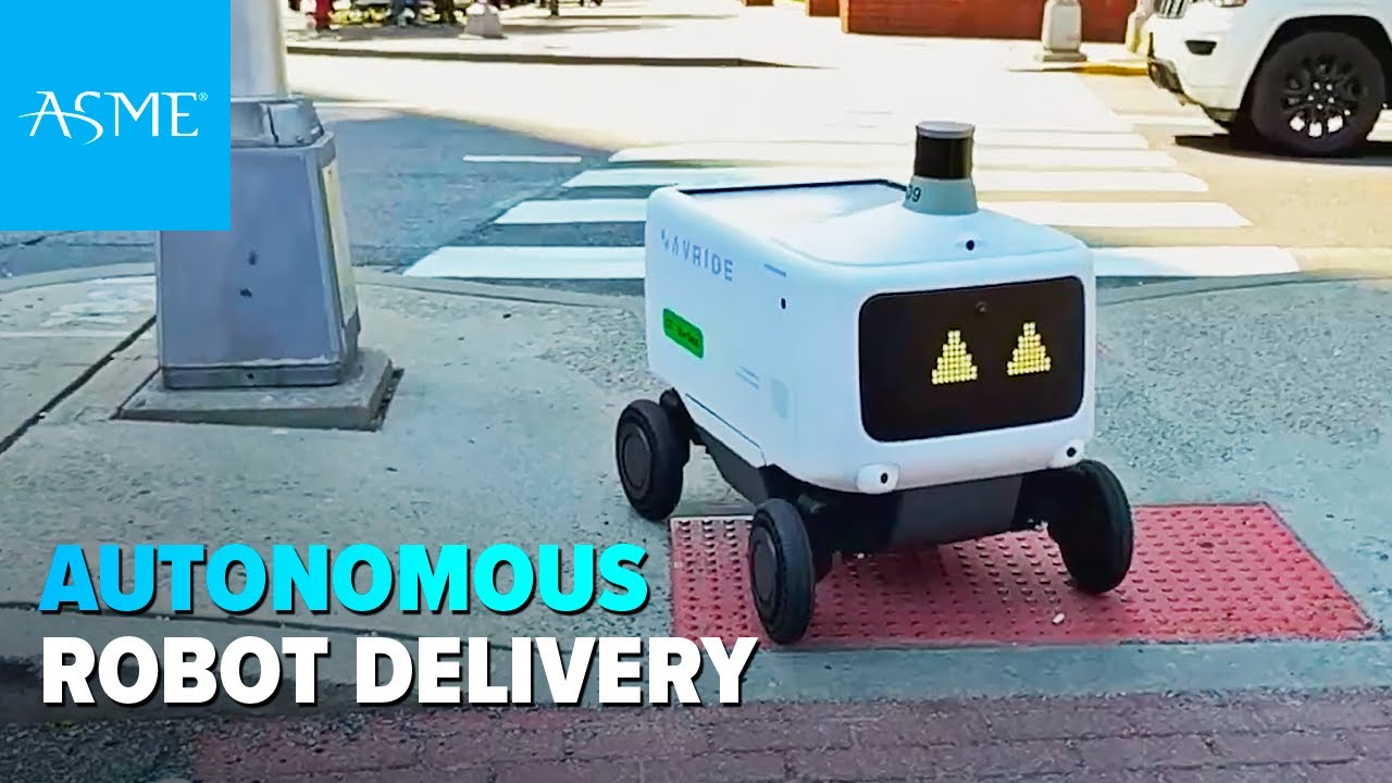 Are Self-Driving Delivery Robots the Future of Food Delivery? - YouTube