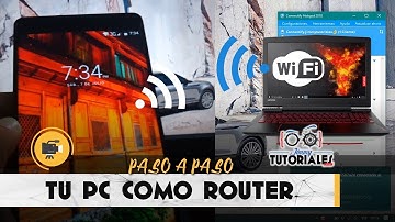 Cómo crear una Red Local Inalámbrica o WiFi Usando tu PC | En Windows 10, 7 , 8 y 8.1