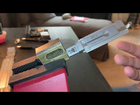 Re-Lishi the Kraken! Lishi SC1 with Spool pins on Sparrows Cutaway